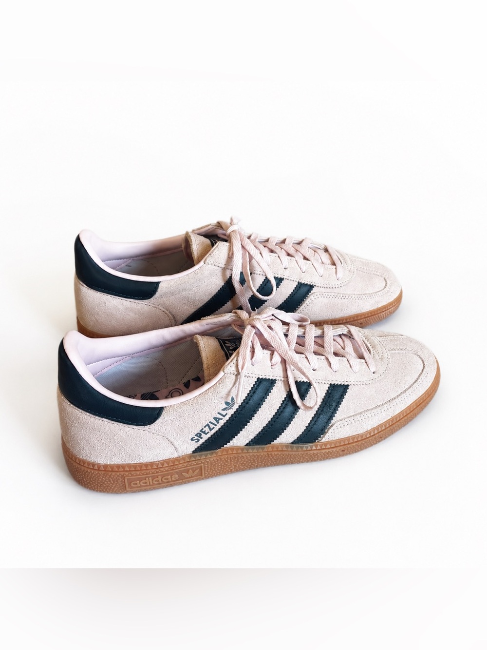 adidas Handball Spezial Sneakers Clear Pink / Arctic Night | Women's Size 9.5 - Picture 2 of 6